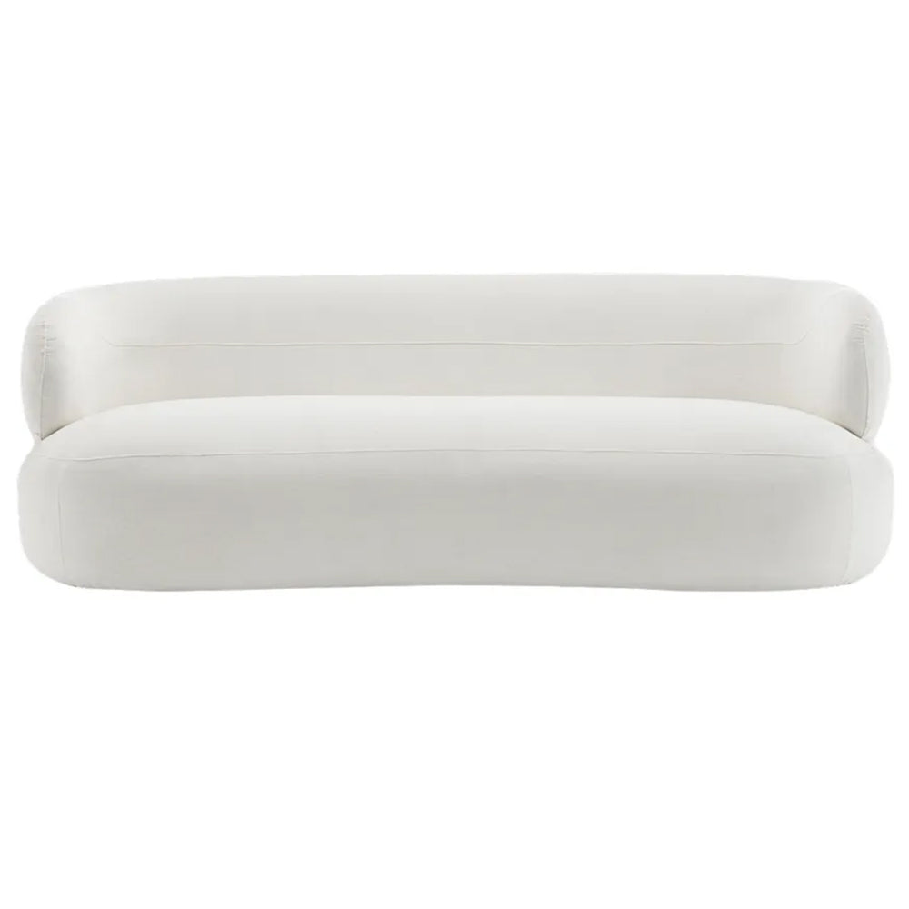 Greenwich 3 Seater Sofa - White Chenille