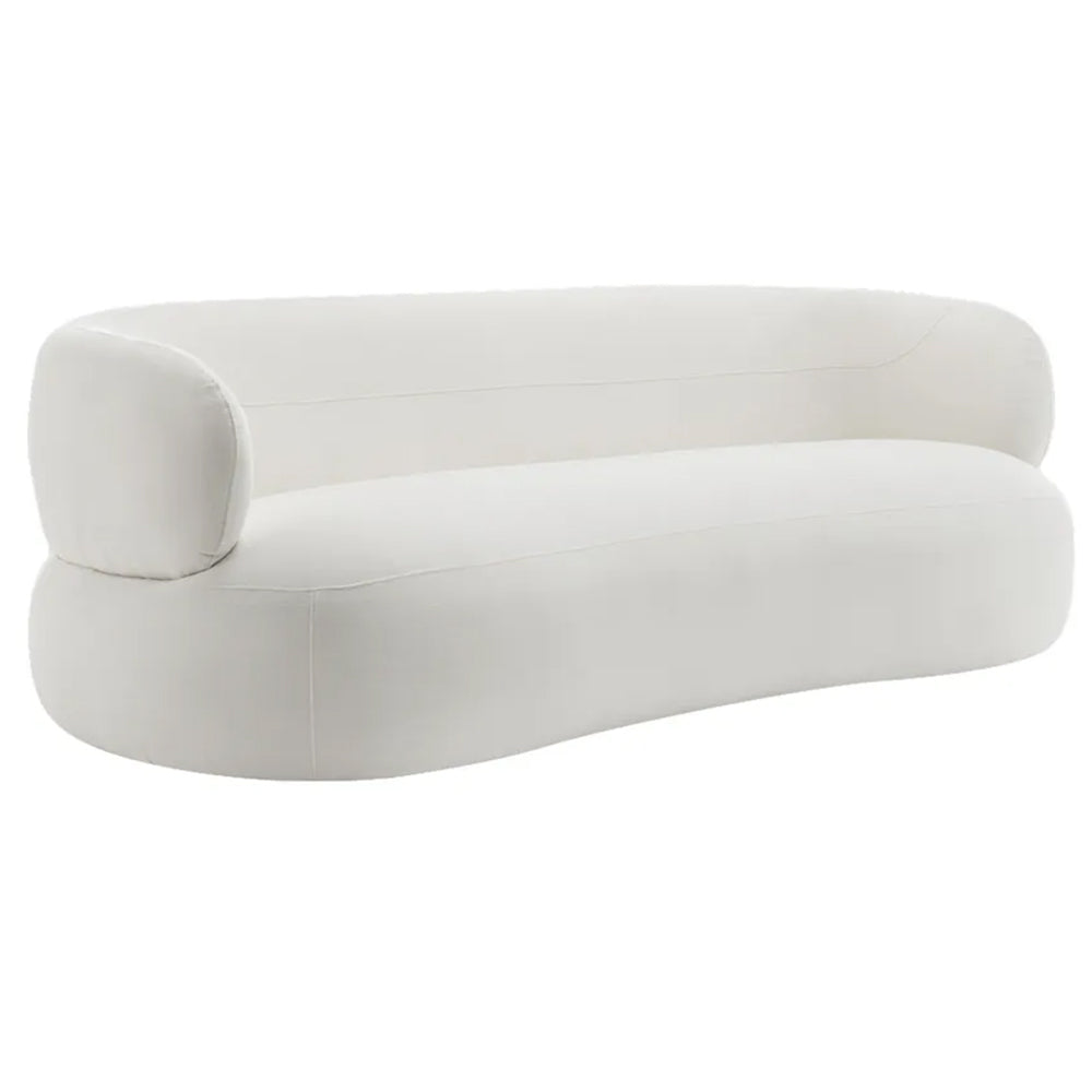 Greenwich 3 Seater Sofa - White Chenille