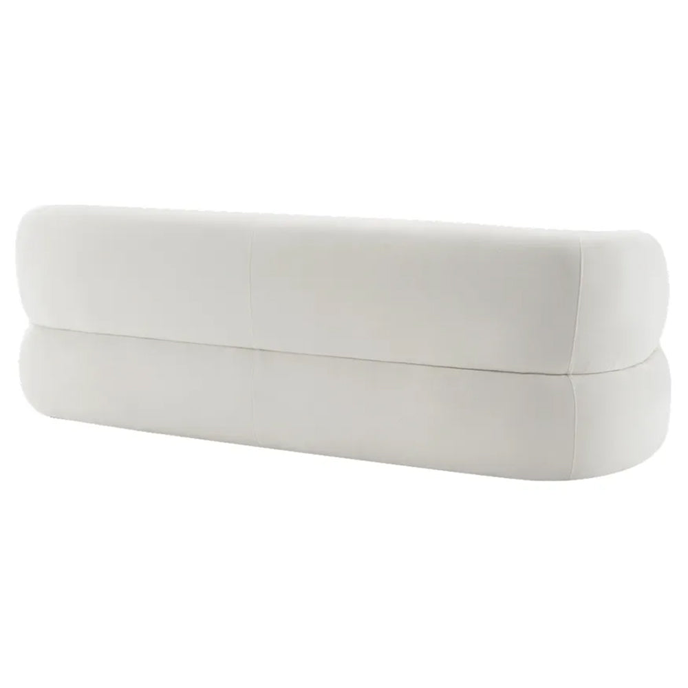 Greenwich 3 Seater Sofa - White Chenille