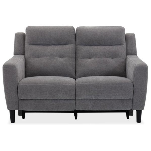 Hollydeen Fabric 2 Seater Electric Recliner Sofa - Grey