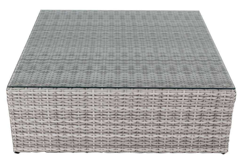 Emerson Outdoor Lounge with Coffee Table Set - Light Grey