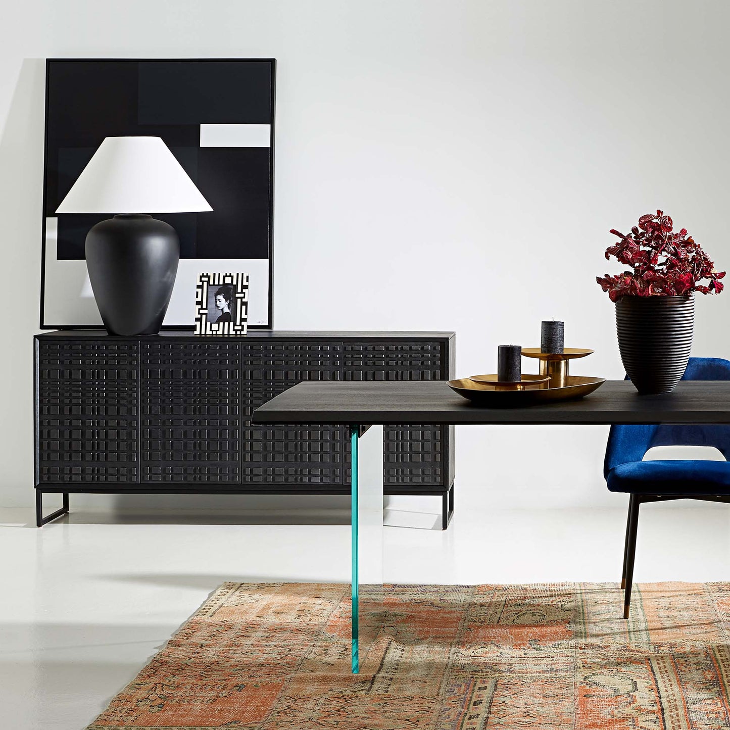 Imani Timber Sideboard - Black
