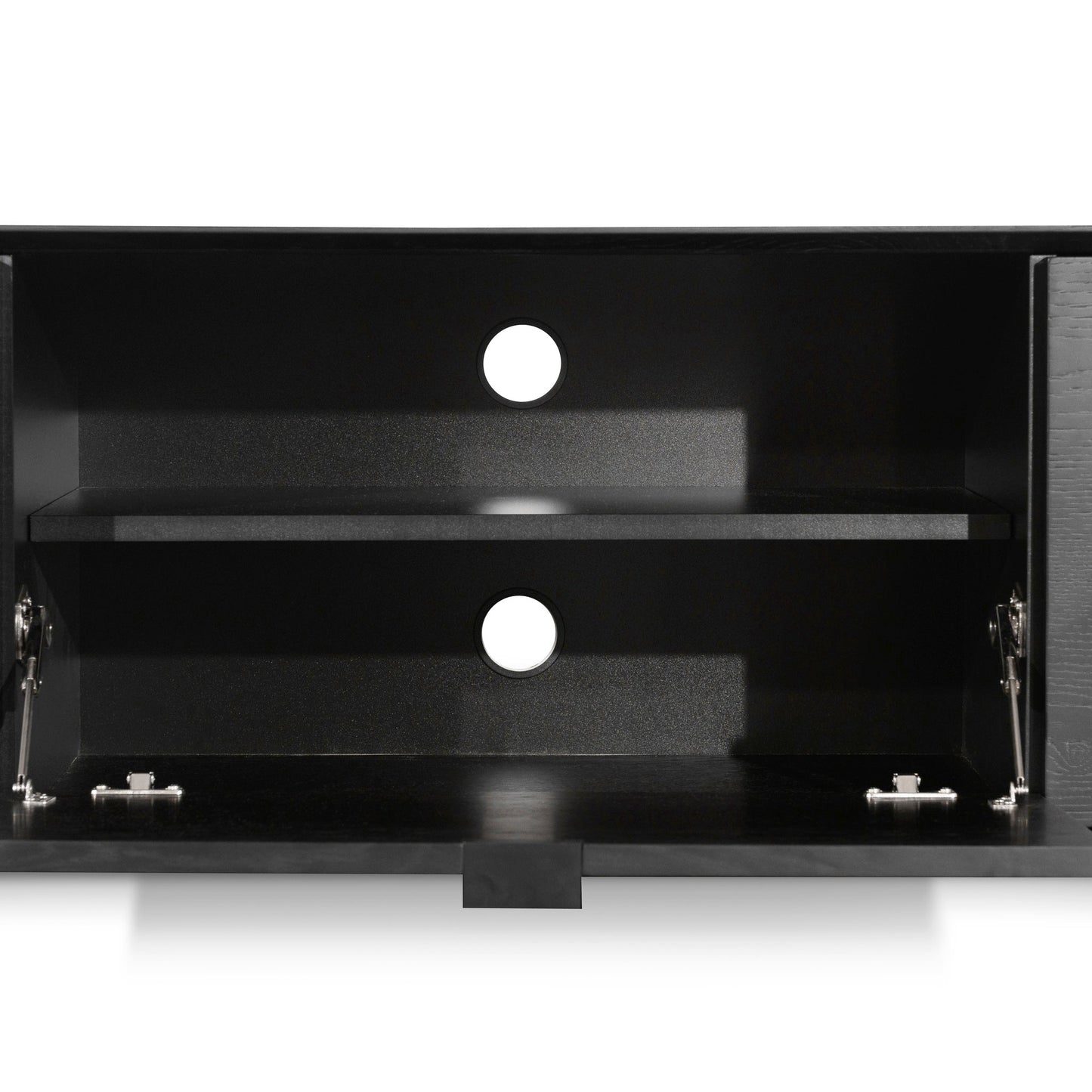 CTV6136-CN 2.4m TV Entertainment Unit - Black Oak