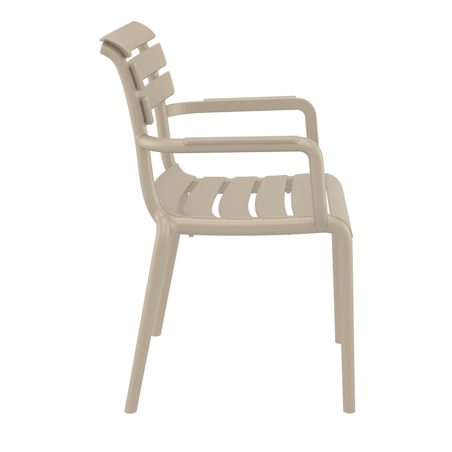 Set of 2 - Keller Indoor / Outdoor Dining Armchair - Taupe
