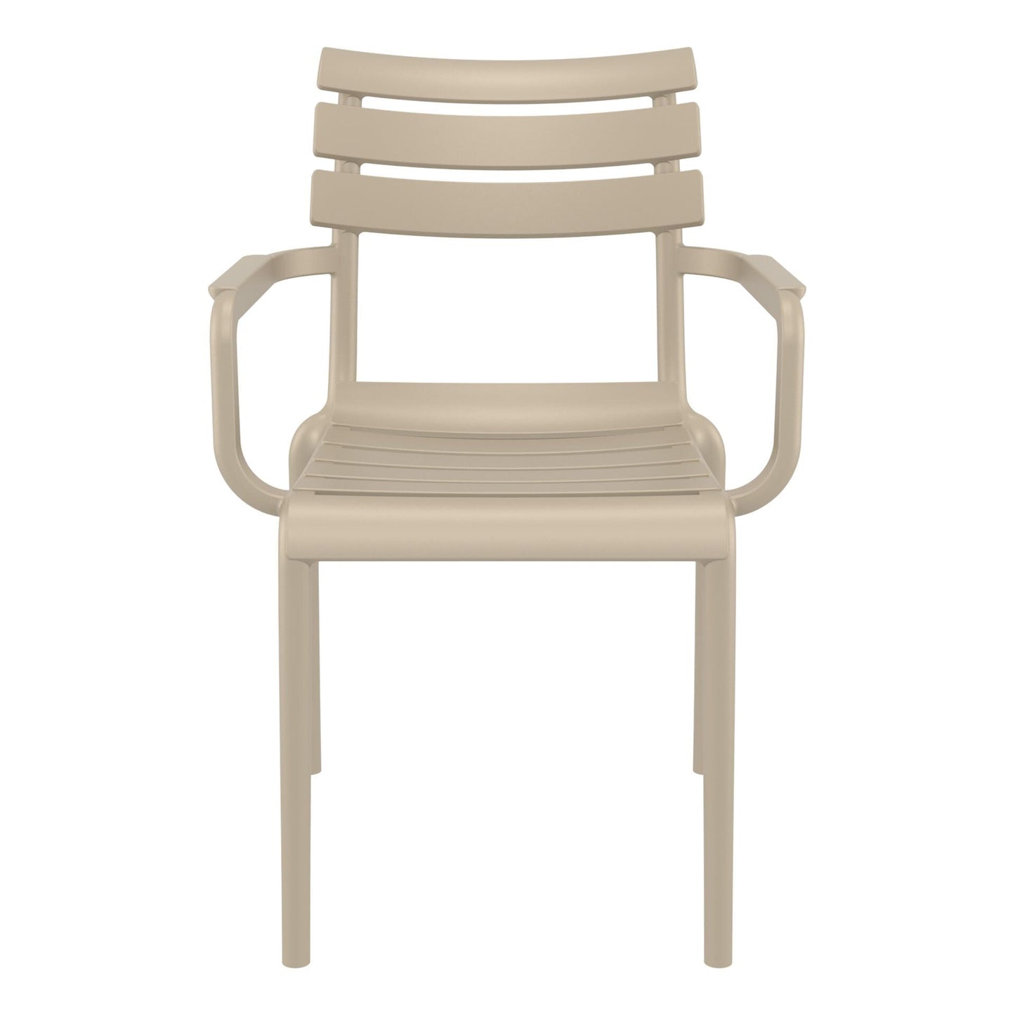 Set of 2 - Keller Indoor / Outdoor Dining Armchair - Taupe