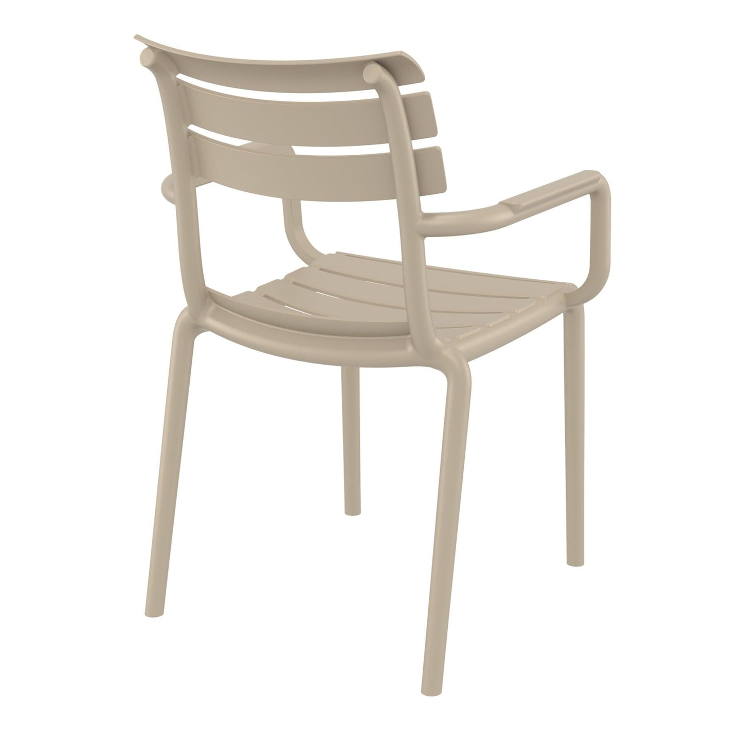 Set of 2 - Keller Indoor / Outdoor Dining Armchair - Taupe
