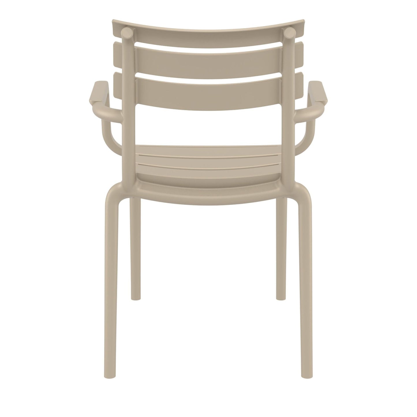 Set of 2 - Keller Indoor / Outdoor Dining Armchair - Taupe