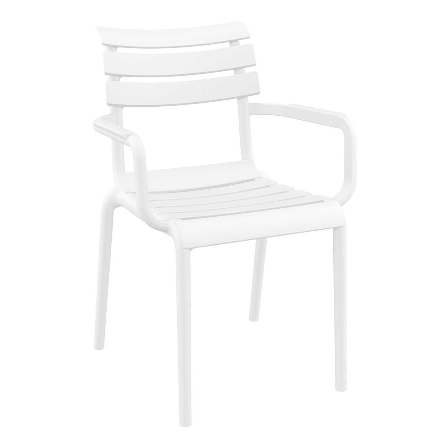 Set of 2 - Keller Indoor / Outdoor Dining Armchair - White
