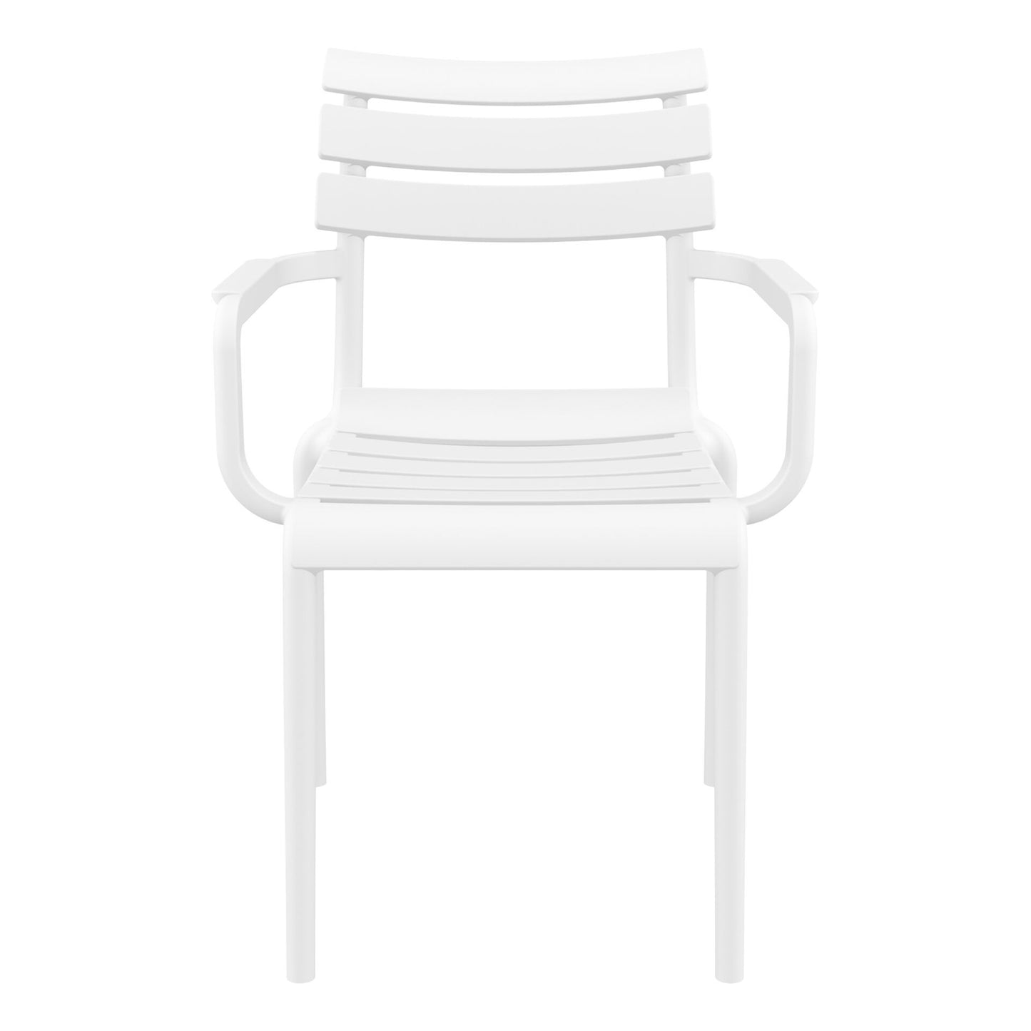 Set of 2 - Keller Indoor / Outdoor Dining Armchair - White