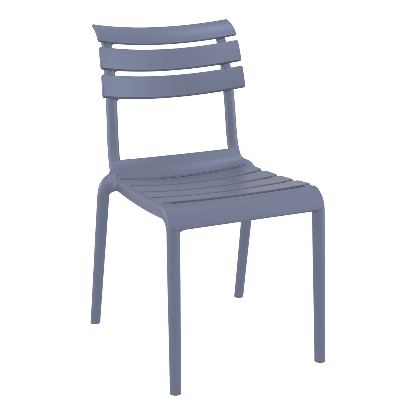 Set of 2 - Keller Indoor / Outdoor Dining Chair - Grey