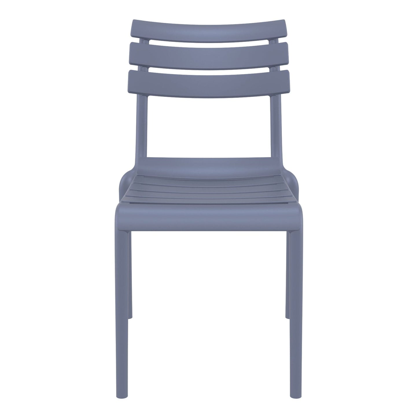 Set of 2 - Keller Indoor / Outdoor Dining Chair - Grey