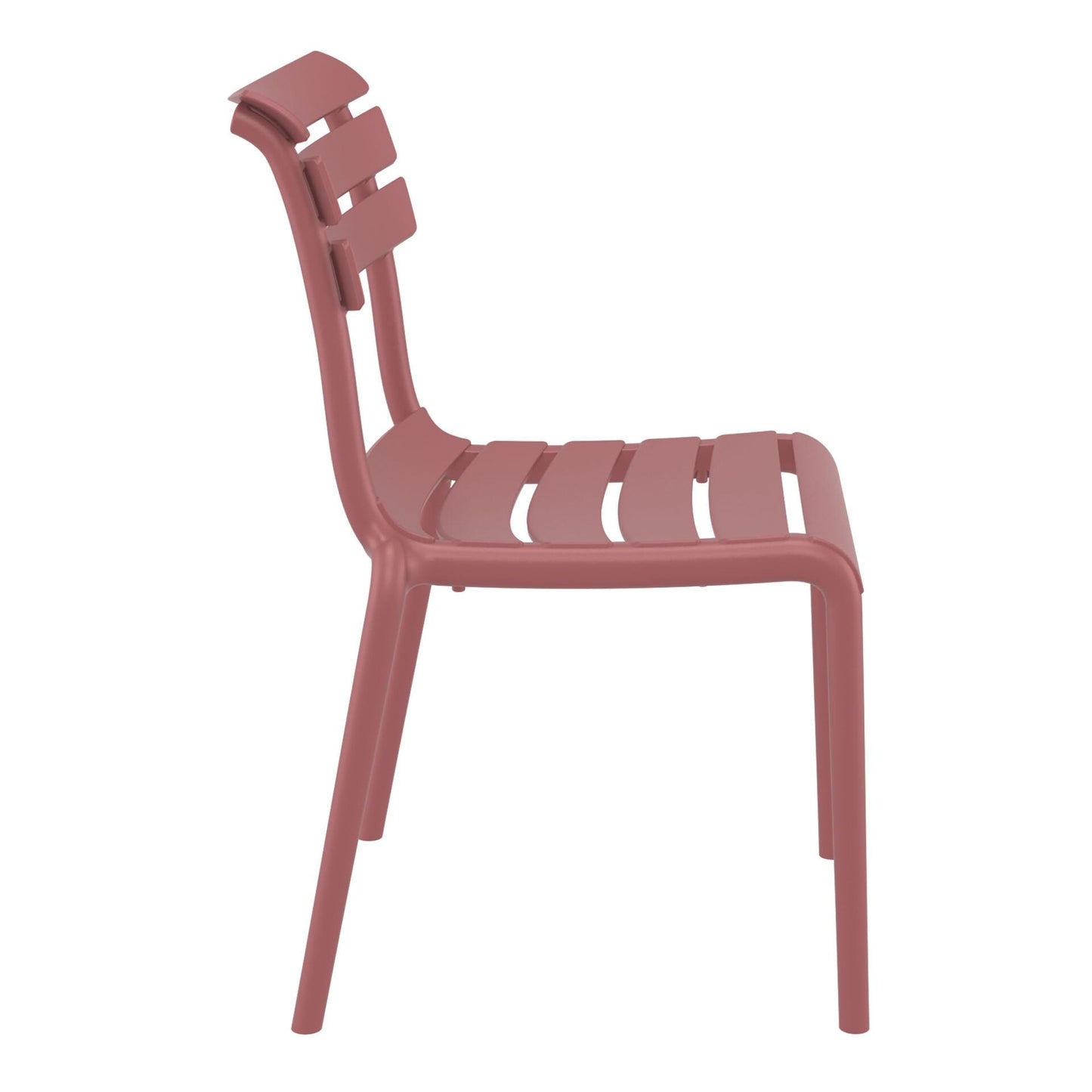 Set of 2 - Keller Indoor / Outdoor Dining Chair - Marsala