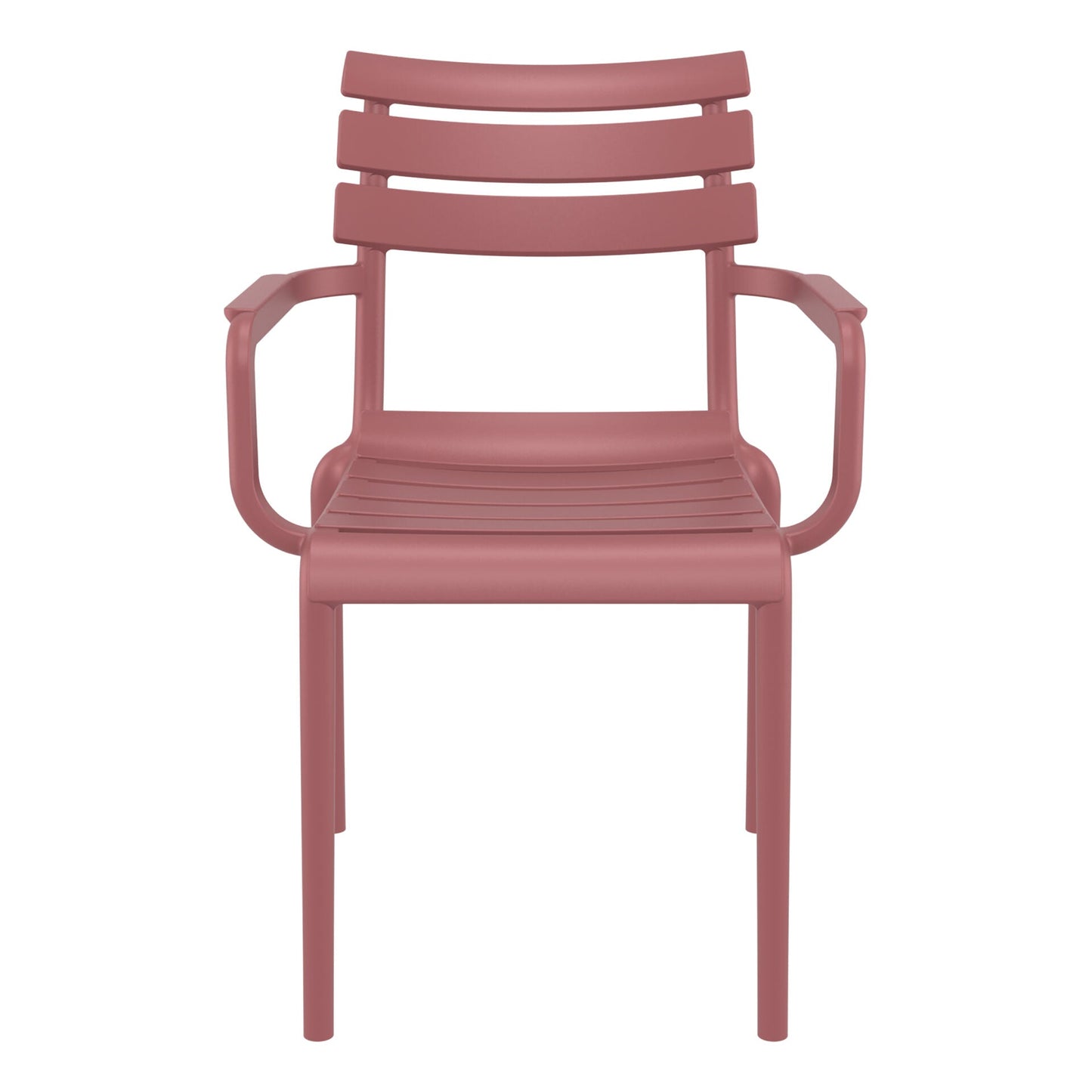 Set of 2 - Keller Indoor / Outdoor Dining Armchair - Marsala