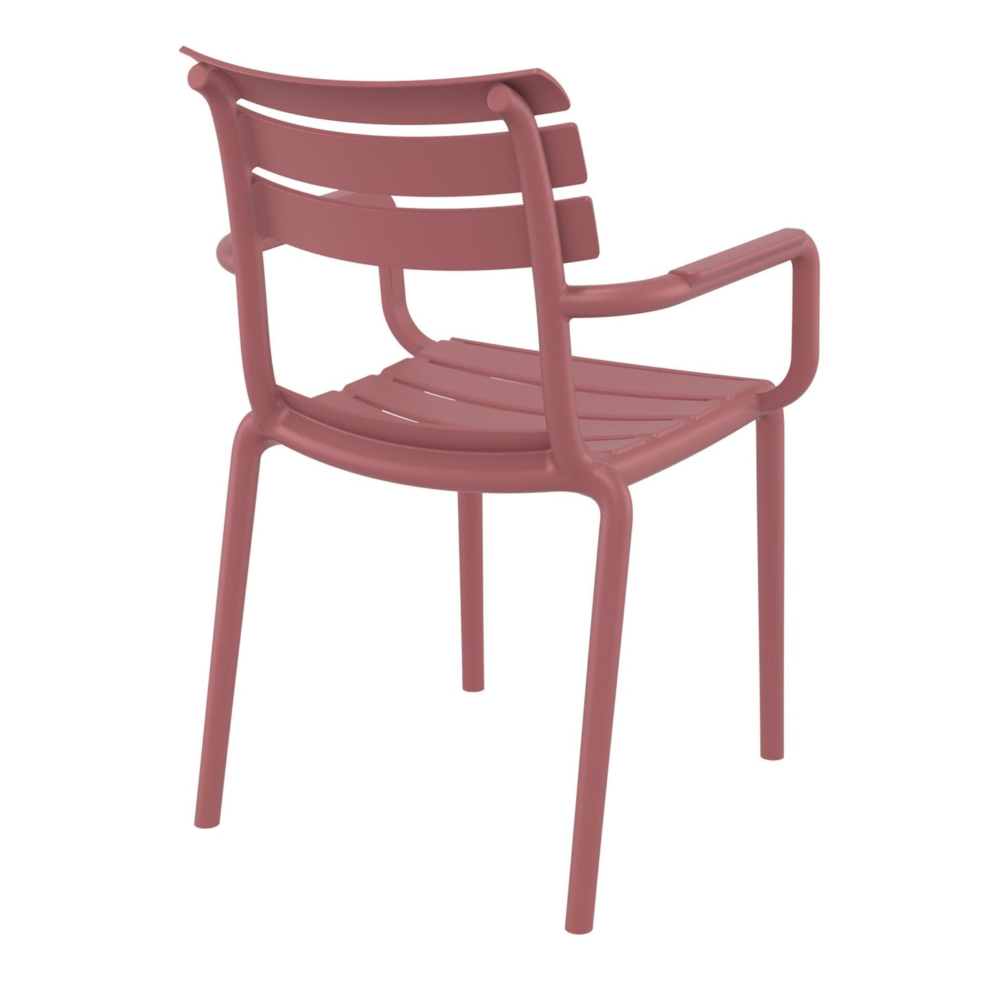Set of 2 - Keller Indoor / Outdoor Dining Armchair - Marsala