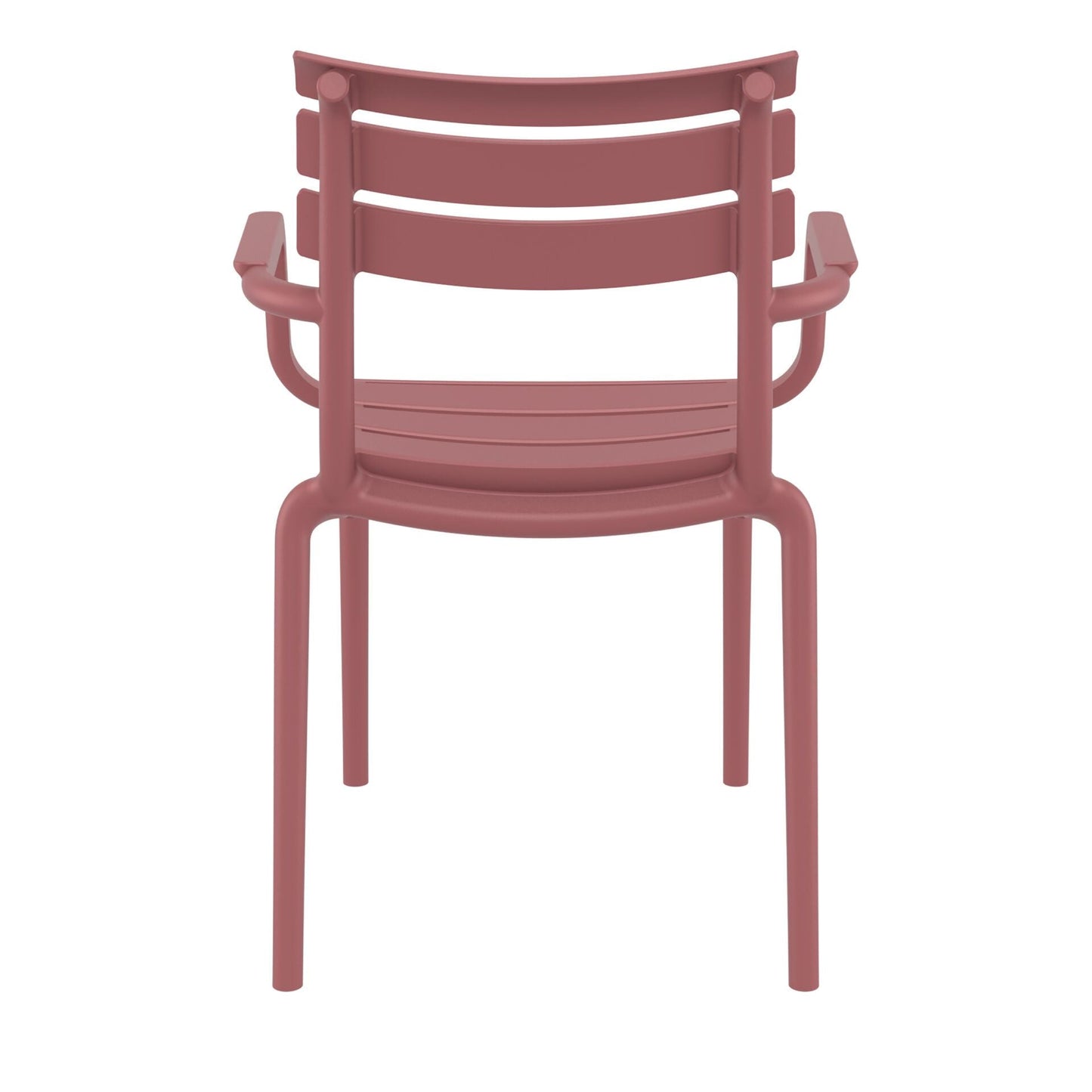 Set of 2 - Keller Indoor / Outdoor Dining Armchair - Marsala