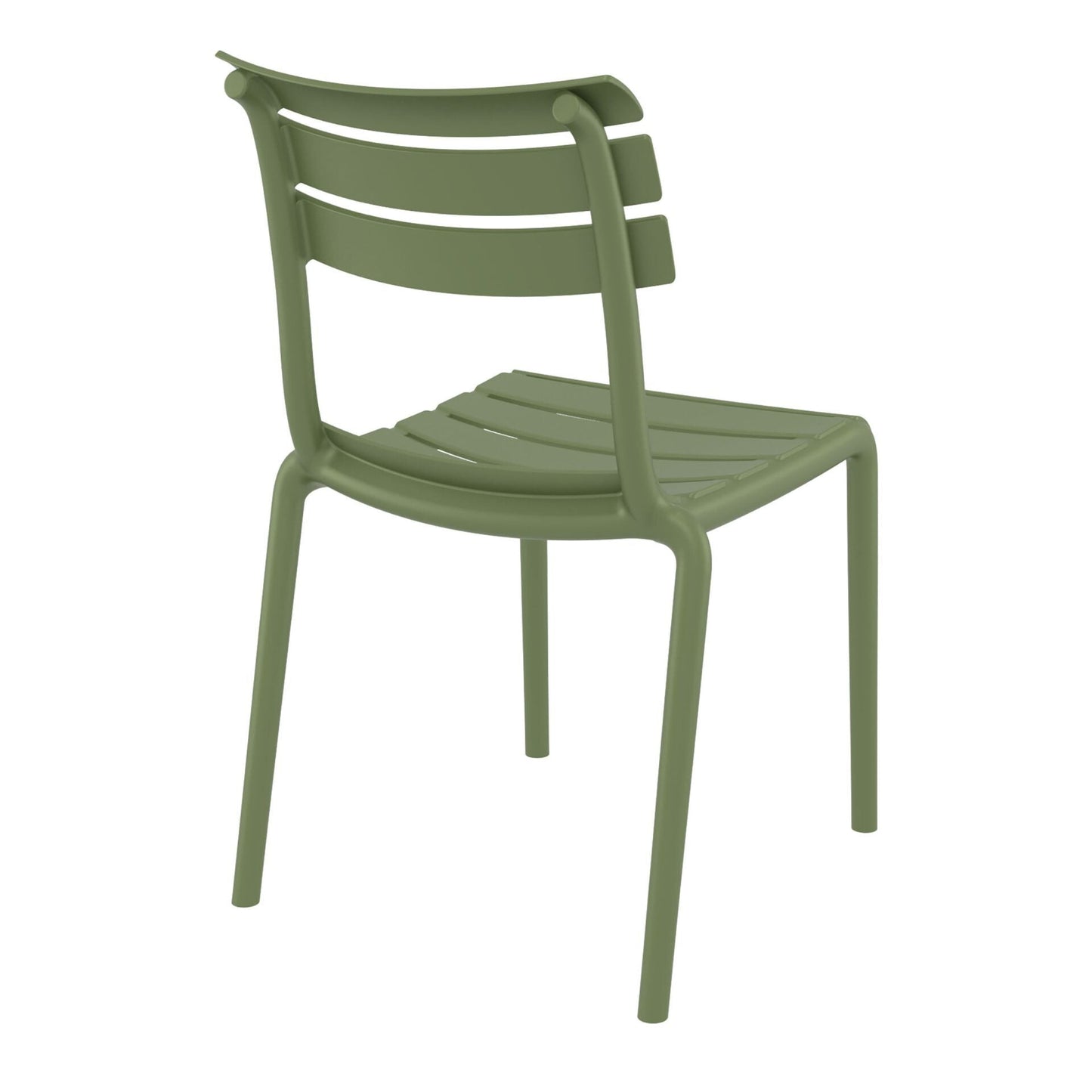 Set of 2 - Keller Indoor / Outdoor Dining Chair - Olive Green