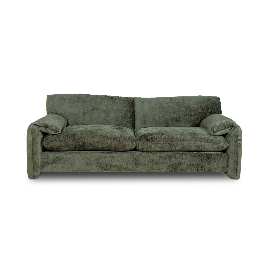 3 Seater Fabric Sofa - Light Grey