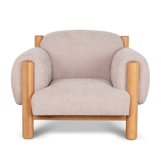 CLC10122-NI Natural Armchair - Blush Linen