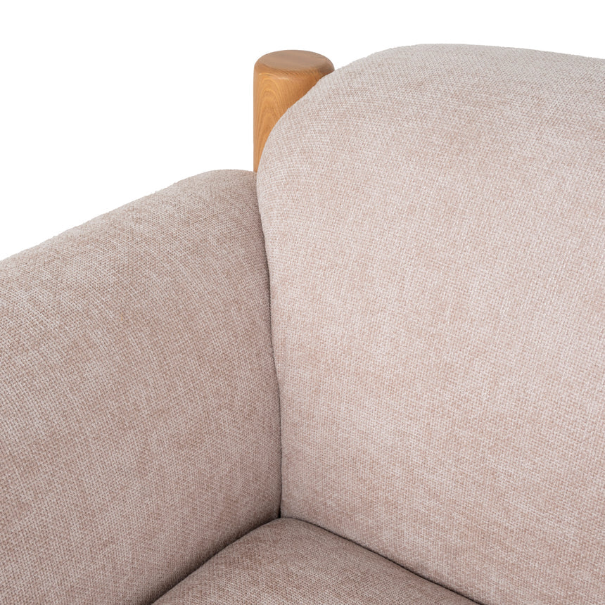 Natural Armchair - Blush Linen
