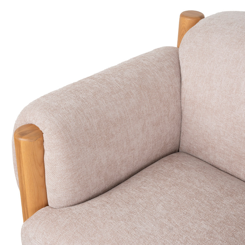 Natural Armchair - Blush Linen