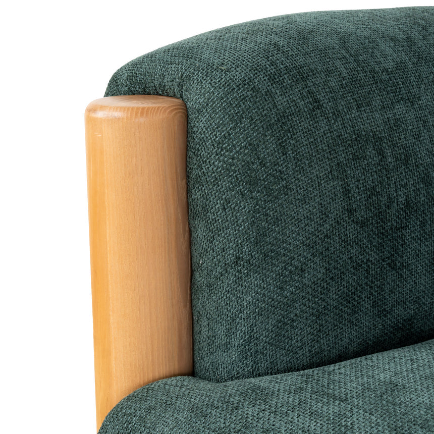 Natural Armchair - Bush Green