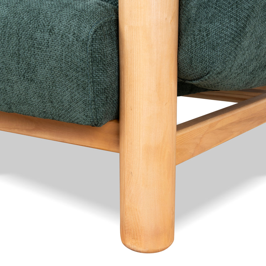 Natural Armchair - Bush Green