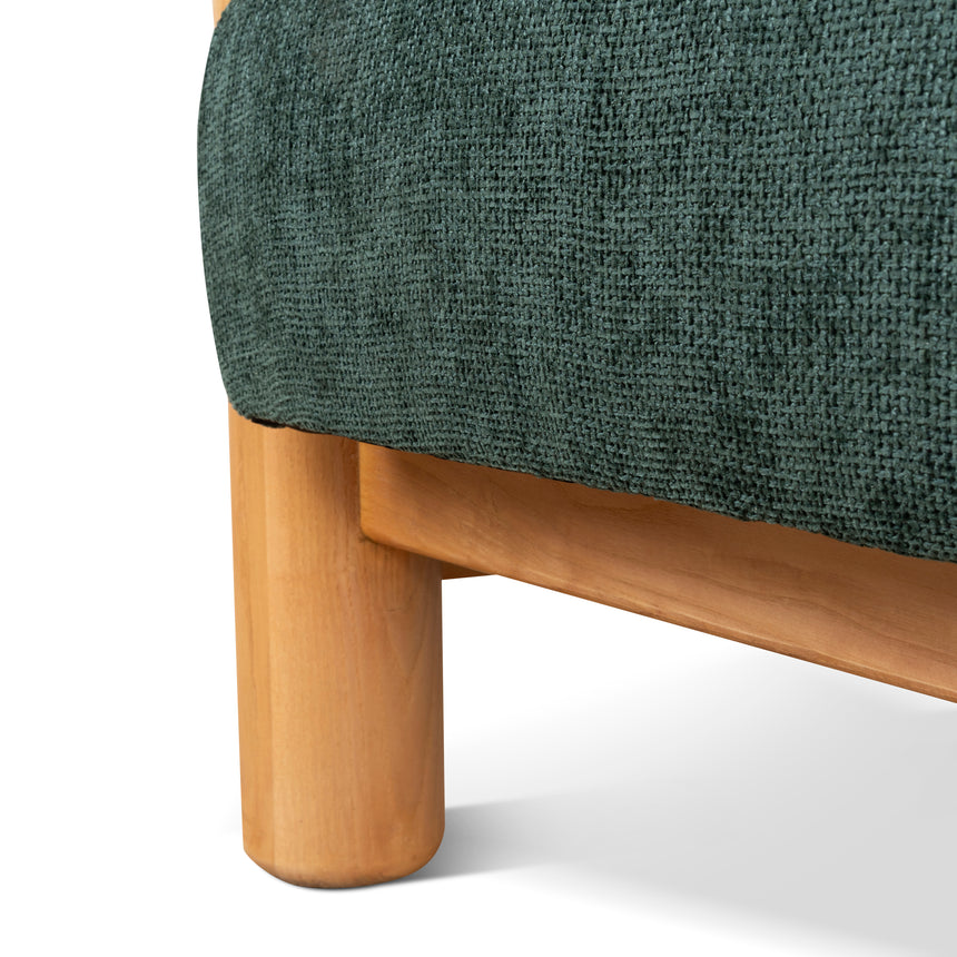 Natural Armchair - Bush Green