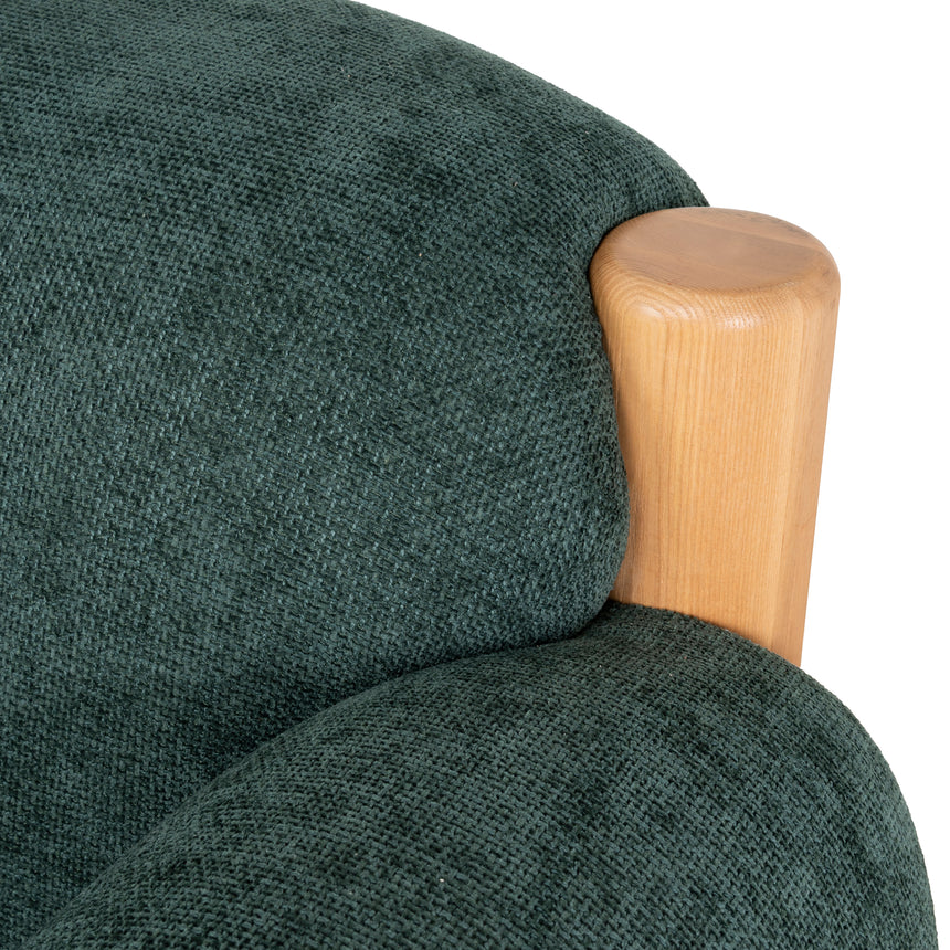 Natural Armchair - Bush Green