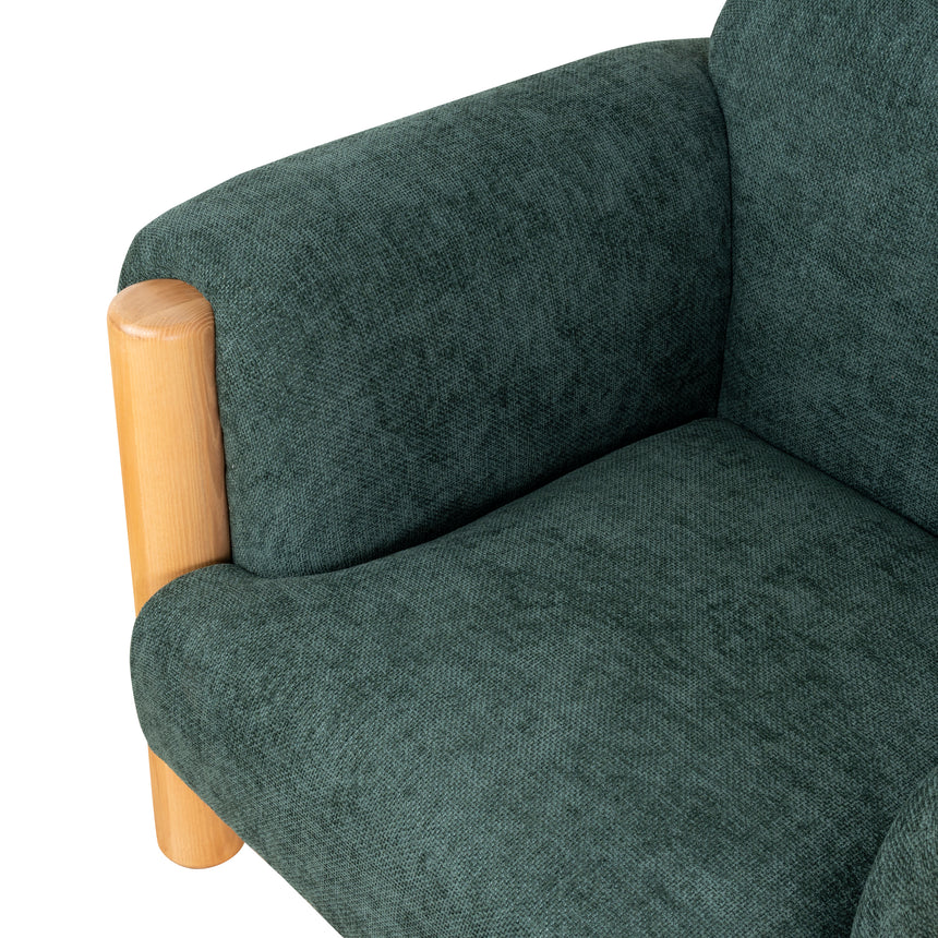 Natural Armchair - Bush Green