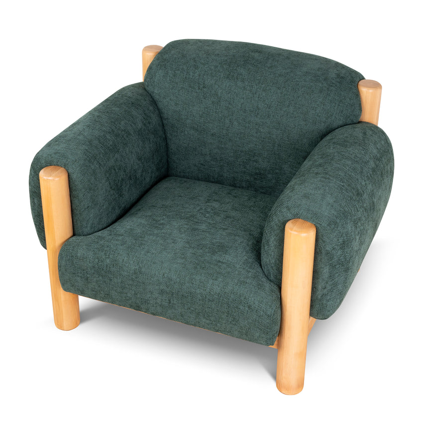 Natural Armchair - Bush Green
