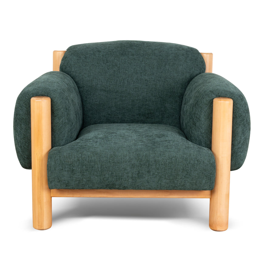 Natural Armchair - Bush Green