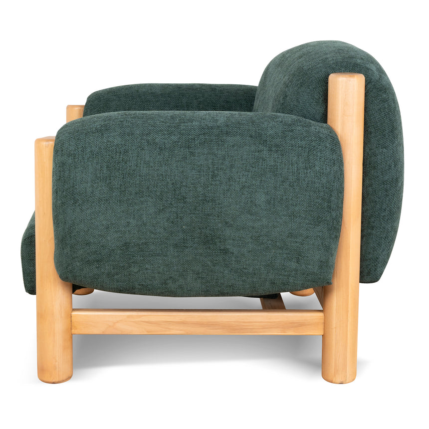 Natural Armchair - Bush Green