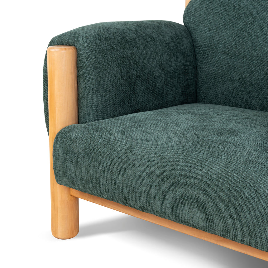 Natural Armchair - Bush Green