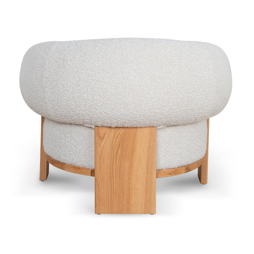 Armchair - Off White Boucle