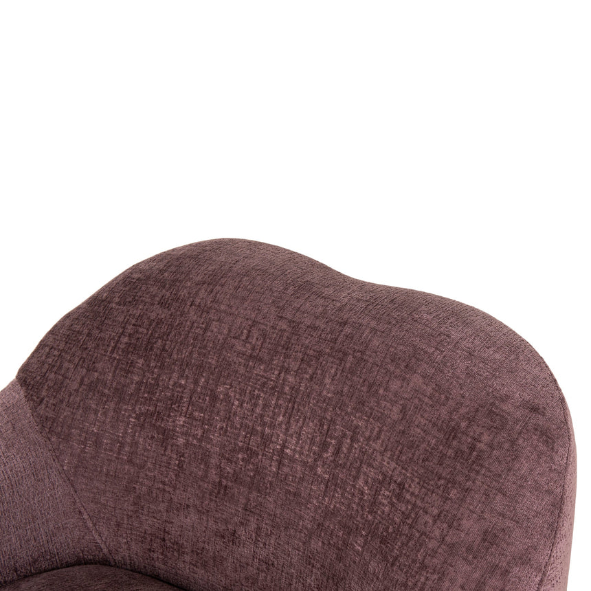Fabric Armchair - Plum