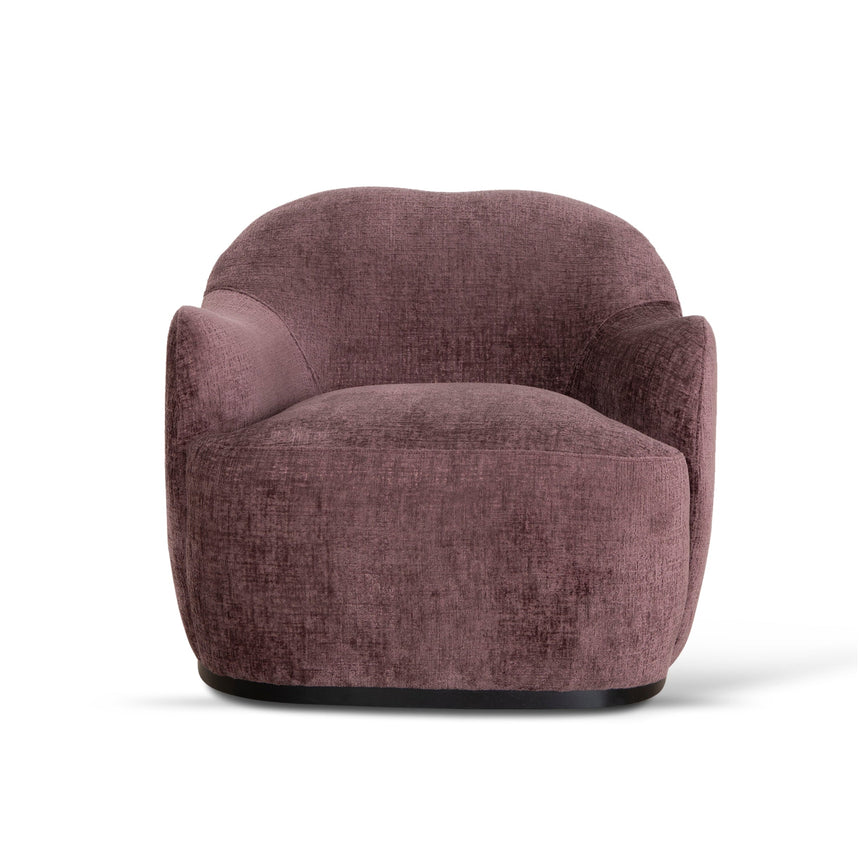 Fabric Armchair - Plum