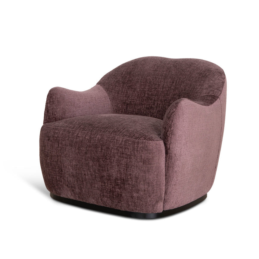 Fabric Armchair - Plum