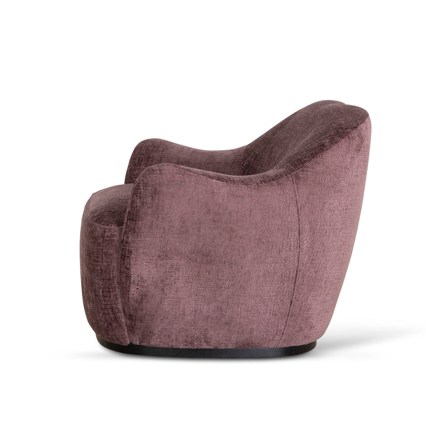 Fabric Armchair - Plum