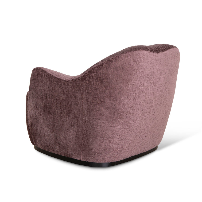 Fabric Armchair - Plum