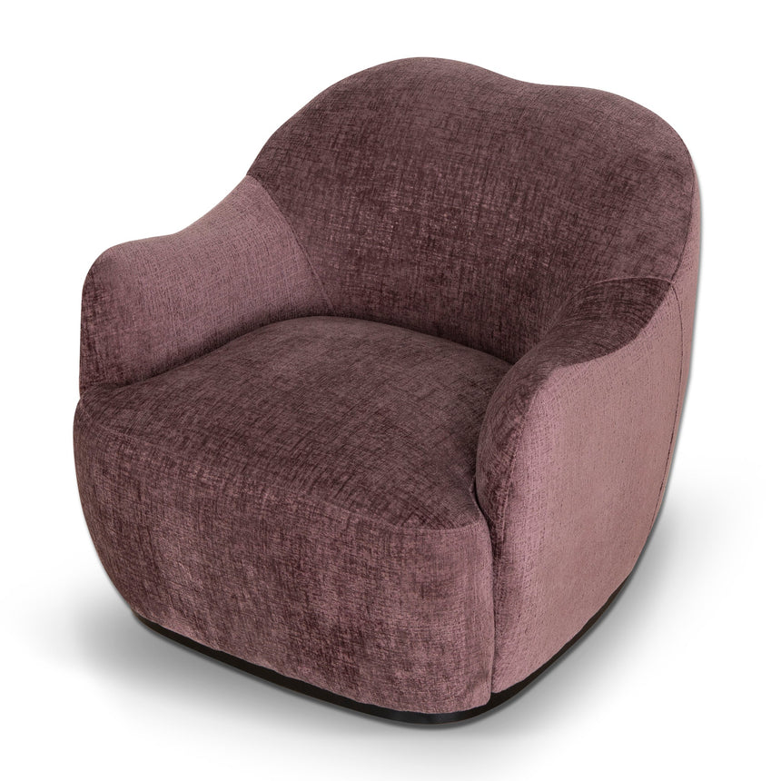 Fabric Armchair - Plum