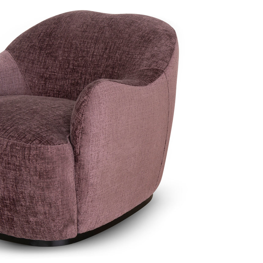 Fabric Armchair - Plum