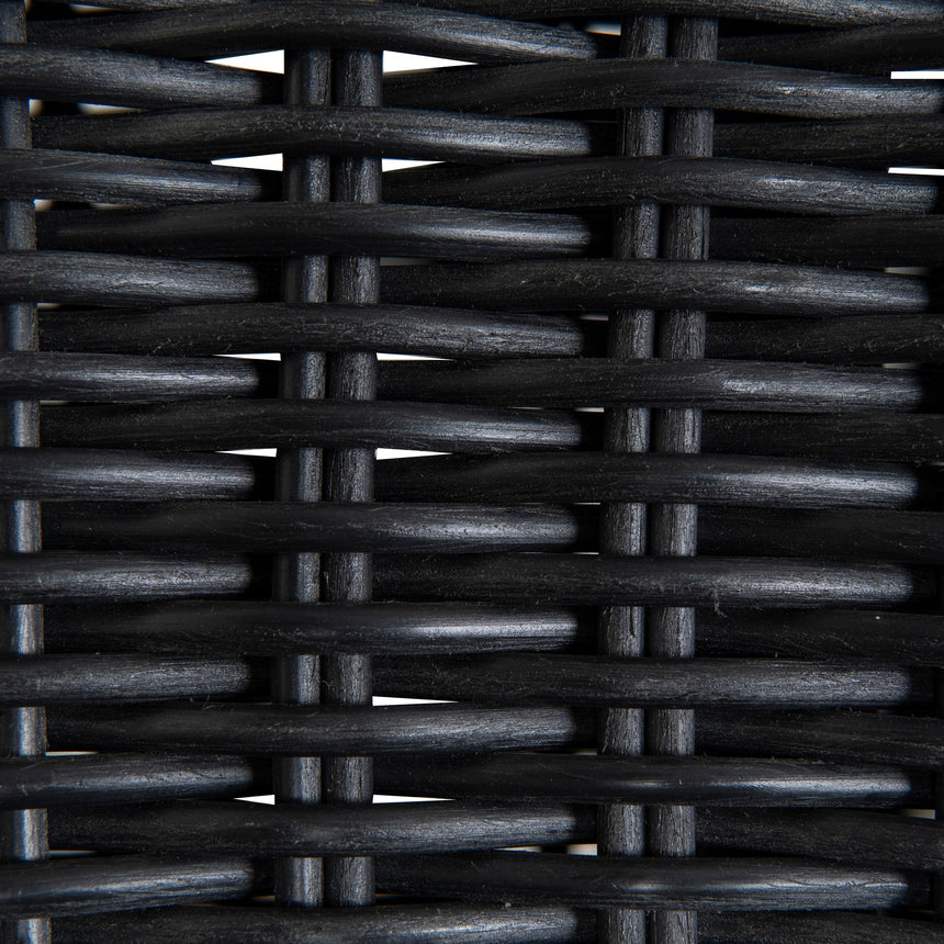 Outdoor Lounge Chair - Full Black