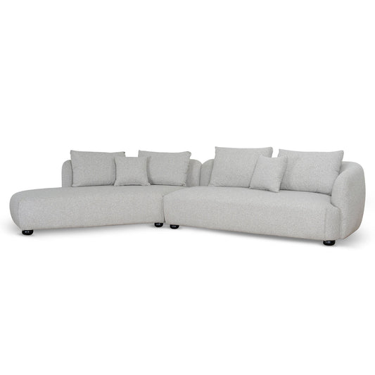 CLC10204-CA 3 Seater Left Chaise Sofa - Clay Grey