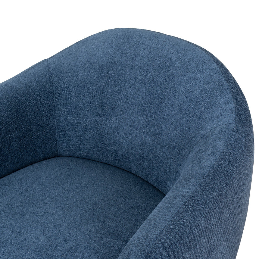 Fabric Armchair - Navy Blue