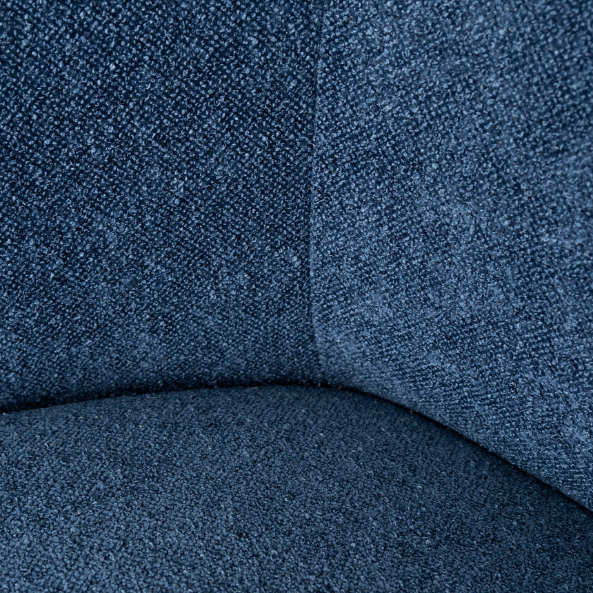 Fabric Armchair - Navy Blue