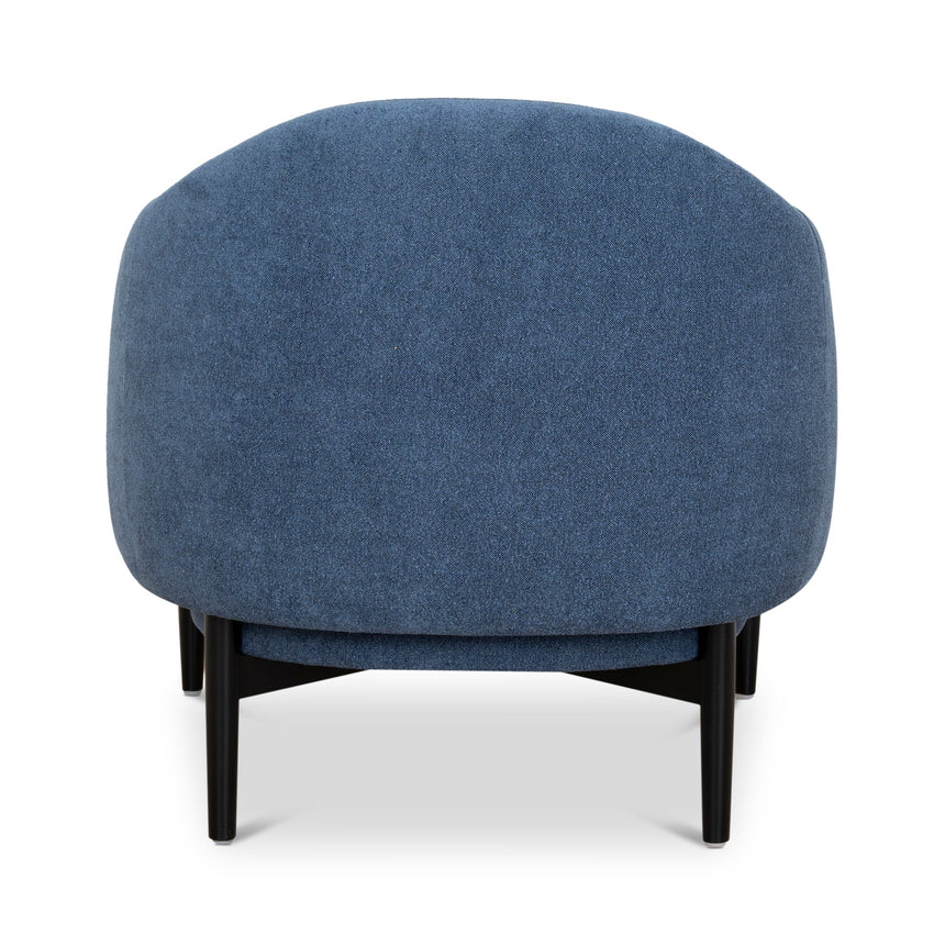 Fabric Armchair - Navy Blue