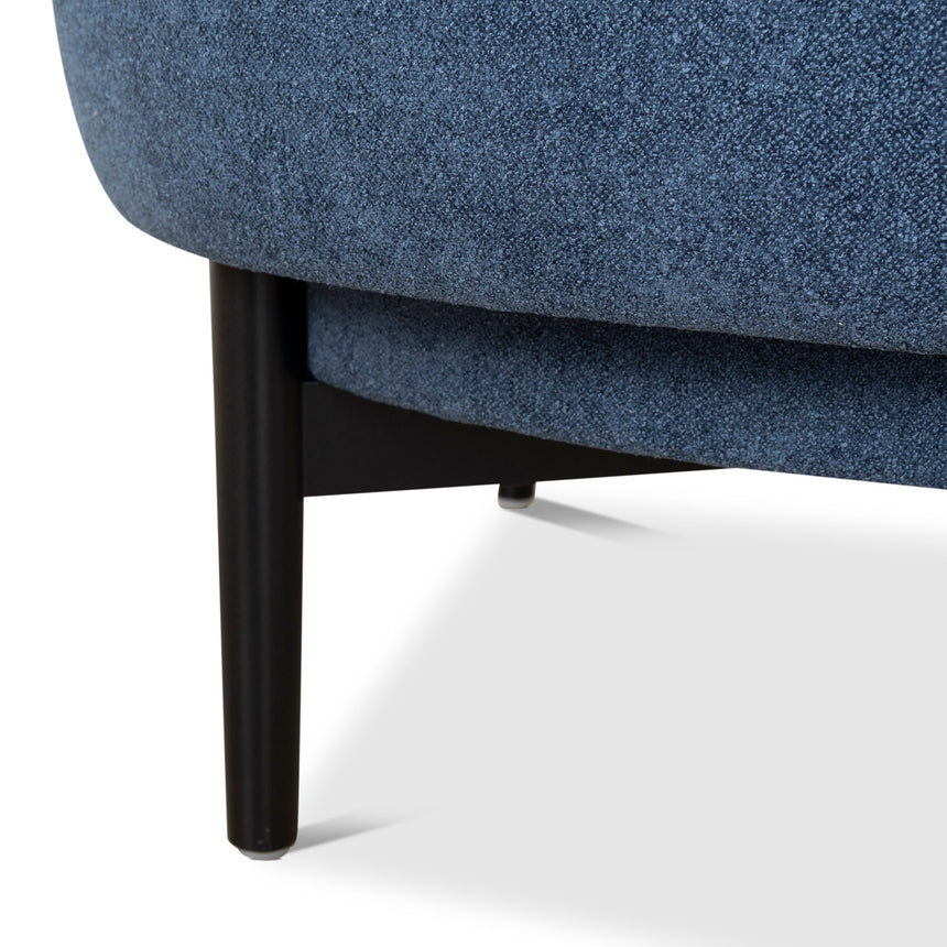 Fabric Armchair - Navy Blue