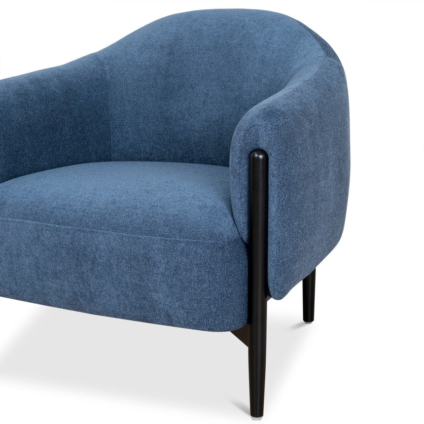 Fabric Armchair - Navy Blue