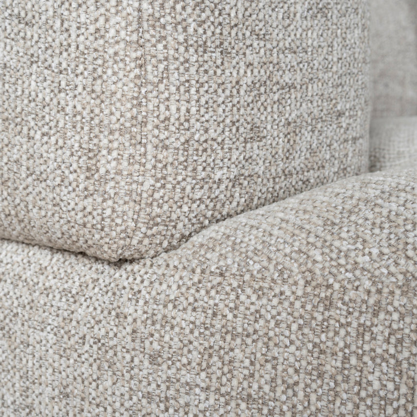 Modular Right Chaise Sofa - Coral Natural Linen