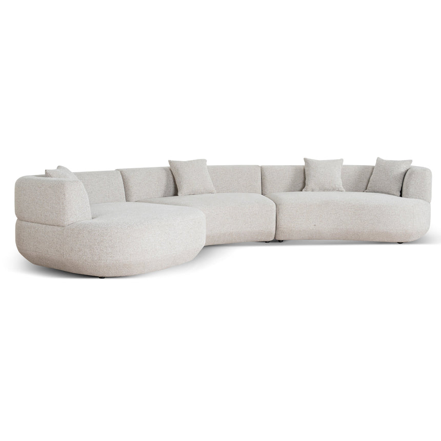 Modular Left Chaise Sofa - Coral Natural Linen
